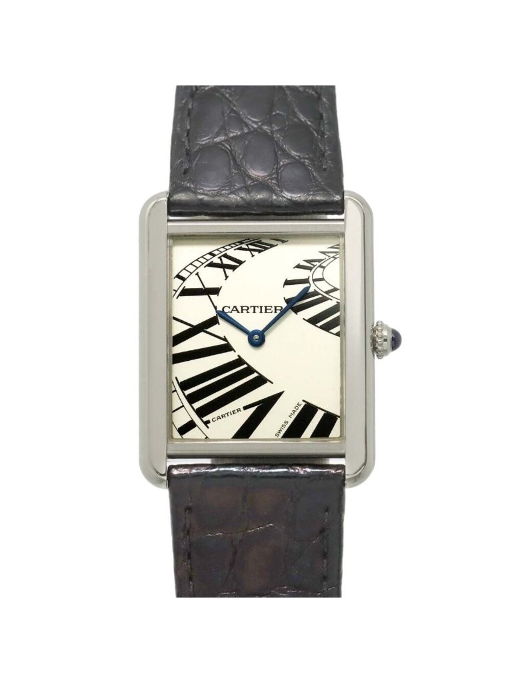 Cartier Tank Solo LM Watch Silver Quartz